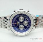 Breitling Navitimer 46MM Watch Stainless Steel Blue Chronograph Dial